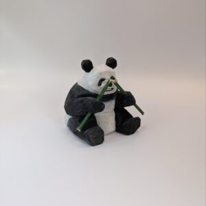 Meng Er the grimacing panda