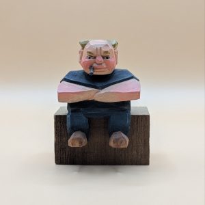 Sitting man